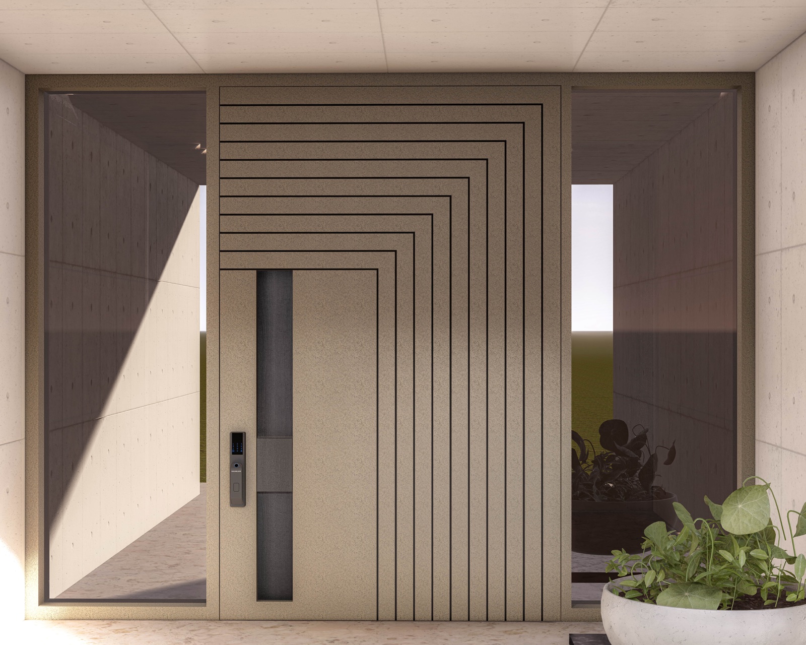 PIVORA Sleek Line door in Ivory
